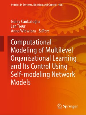 cover image of Computational Modeling of Multilevel Organisational Learning and Its Control Using Self-modeling Network Models